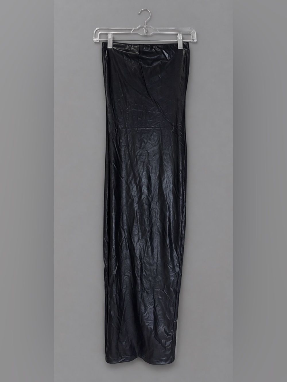 Naked Wardrobe Black midi Tube dress